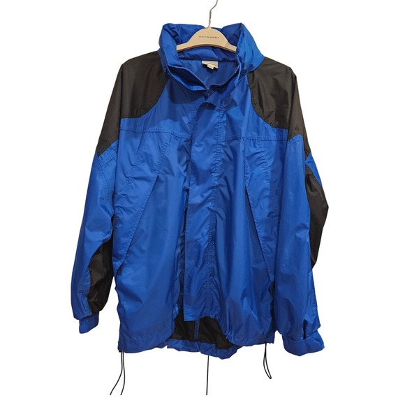 Bass Pro Shops Blue and Black Windbreaker Lightweight Jacket Layering Essential - Picture 1 of 5